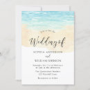 Search for beachy wedding invitations Watercolor