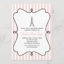 Search for eiffel tower bridal shower invitations French