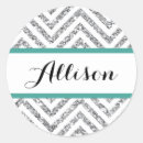 Search for glitter chevron stickers Silver