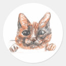Search for cat drawing stickers Cute