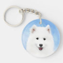 Search for samoyed key rings White