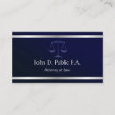 Search for defend business cards Attorney at law