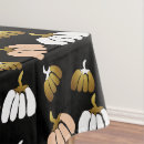 Search for gold white tablecloths Black