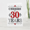Search for black and white 30th birthday cards Thirty