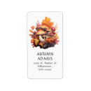 Search for color return address labels Festive