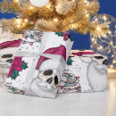 Search for christmas skull wrapping paper Fun