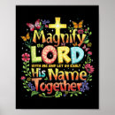 Search for magnifying posters Magnify the lord