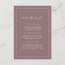 Search for dark purple invitations Mauve