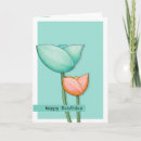 Search for teal orange flowers cards For her