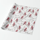 Search for cardinals wrapping paper Snow