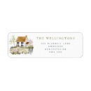 Search for country return address labels Wildflowers