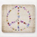 Search for peace symbol mouse mats Retro