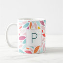 Search for botanical coffee mugs Monogrammed
