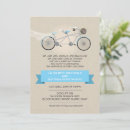 Search for tandem bike wedding invitations Bicycle built for two