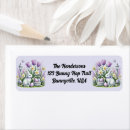 Search for best wishes return address labels Floral
