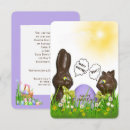 Search for chocolate egg invitations Rabbit