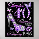 Search for 40 and fabulous posters 40th