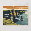Search for cliffs moher postcards Vintage