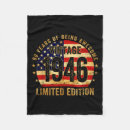 Search for 80th birthday blankets Vintage 1946