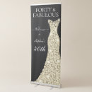 Search for black and gold birthday banners 40th