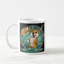 Search for shiba inu dog mugs Illustration