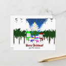 Search for snowmen horizontal postcards Merry christmas