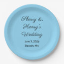 Search for bride and groom plates Black