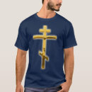 Search for eastern orthodox cross tshirts Jesus