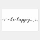 Search for positivity rectangle stickers Happy