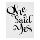 Search for she said yes posters Engagement