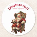 Search for vintage christmas coasters Old fashioned