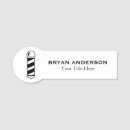 Search for barber name tags Salon