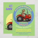 Search for tractor party invitations Cartoon