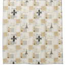 Search for vintage french shower curtains Typography