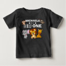 Search for jungle birthday baby shirts Jungle safari animals