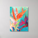 Search for bird of paradise canvas prints Floral