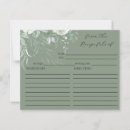 Search for bridal shower recipe cards Green