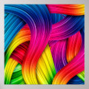 Search for swirling colors posters Design
