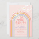 Search for wild 1 birthday invitations Boho
