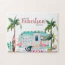 Search for flamingo puzzles Watercolor