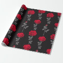Search for red rose wrapping paper Botanical