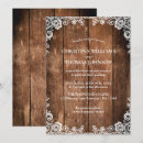 Search for rustic wood background invitations Lace