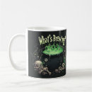 Search for green skull mugs Illustration