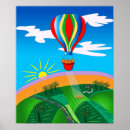 Search for hot air balloon posters Cartoon