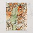 Search for vintage art nouveau postcards Winter