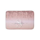Search for rose gold bath mats Sparkly