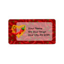 Search for spicy return address labels Red