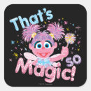 Search for pink monster stickers Abby cadabby