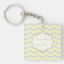 Search for gray yellow square key rings Contemporary