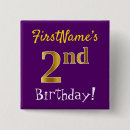 Search for 2nd birthday badges Fun